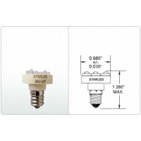 CANDELABRA SCREW BASE W/ 3 SUPER FLUX LEDS