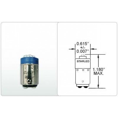 DOUBLE CONTACT 144 W/ SUPER FLUX LED