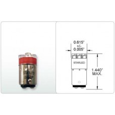 T-4 1/2 DOUBLE CONTACT BAYONET 144 (FLAT-TOP LEDS)