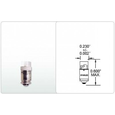 T-1 3/4 MIDGET GROOVE 631 (FLAT-TOP LED)