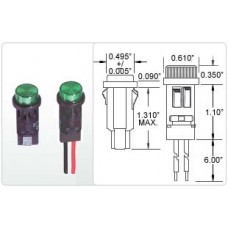 PANEL MOUNT 14 W/ METAL TERMINALS OR W/ WIRE LEADS (Mounting Dia. Hole is 0.500\"/0.505\")