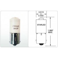 SNGLE CONTACT BAYONET BASE 188 W/ SUPER FLUX LED