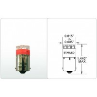 T-4 1/2 SINGLE CONTACT BAYONET 144 (FLAT-TOP LEDS)